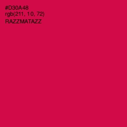 #D30A48 - Razzmatazz Color Image