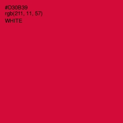 #D30B39 - Crimson Color Image