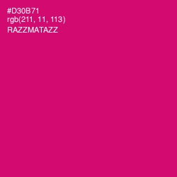 #D30B71 - Razzmatazz Color Image
