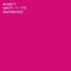 #D30B77 - Razzmatazz Color Image