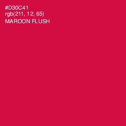 #D30C41 - Maroon Flush Color Image