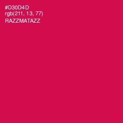 #D30D4D - Razzmatazz Color Image