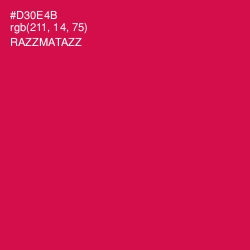 #D30E4B - Razzmatazz Color Image