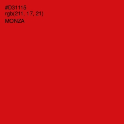 #D31115 - Monza Color Image