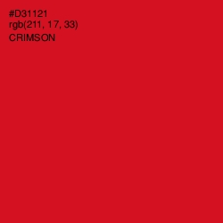 #D31121 - Crimson Color Image