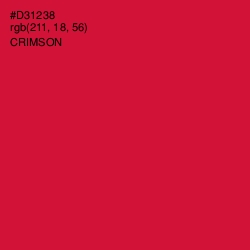 #D31238 - Crimson Color Image