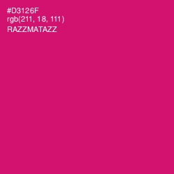 #D3126F - Razzmatazz Color Image