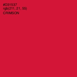 #D31537 - Crimson Color Image