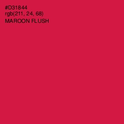 #D31844 - Maroon Flush Color Image