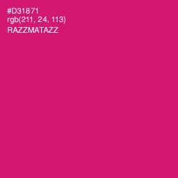 #D31871 - Razzmatazz Color Image