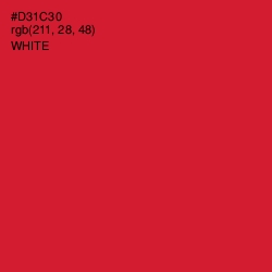 #D31C30 - Crimson Color Image