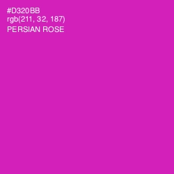 #D320BB - Persian Rose Color Image