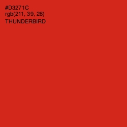 #D3271C - Thunderbird Color Image