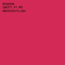 #D32956 - Maroon Flush Color Image