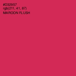 #D32957 - Maroon Flush Color Image