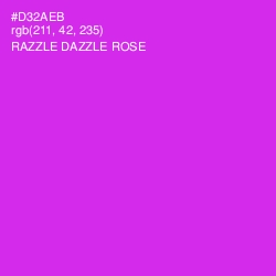 #D32AEB - Razzle Dazzle Rose Color Image