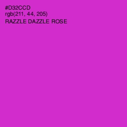 #D32CCD - Razzle Dazzle Rose Color Image