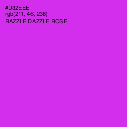 #D32EEE - Razzle Dazzle Rose Color Image