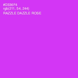 #D336F4 - Razzle Dazzle Rose Color Image