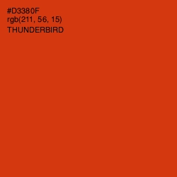 #D3380F - Thunderbird Color Image