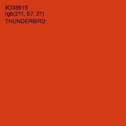 #D33915 - Thunderbird Color Image