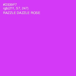 #D339F7 - Razzle Dazzle Rose Color Image
