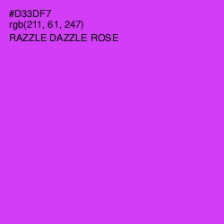 #D33DF7 - Razzle Dazzle Rose Color Image