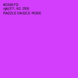 #D33EFD - Razzle Dazzle Rose Color Image