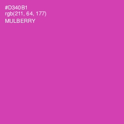 #D340B1 - Mulberry Color Image