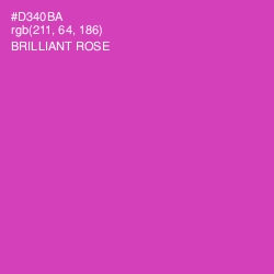 #D340BA - Brilliant Rose Color Image