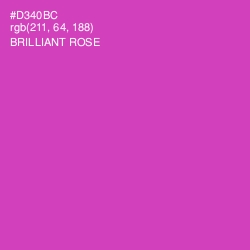 #D340BC - Brilliant Rose Color Image