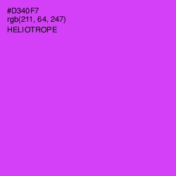 #D340F7 - Heliotrope Color Image