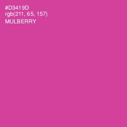 #D3419D - Mulberry Color Image
