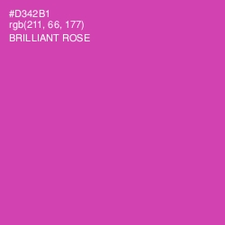 #D342B1 - Brilliant Rose Color Image