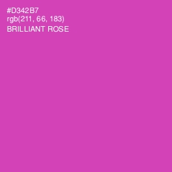 #D342B7 - Brilliant Rose Color Image