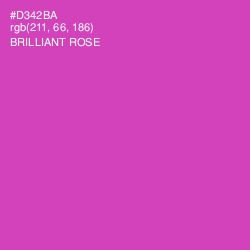 #D342BA - Brilliant Rose Color Image