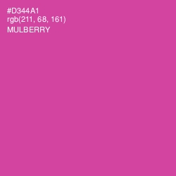 #D344A1 - Mulberry Color Image
