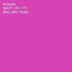 #D344B1 - Brilliant Rose Color Image