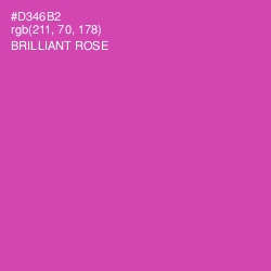 #D346B2 - Brilliant Rose Color Image