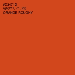 #D3471D - Orange Roughy Color Image