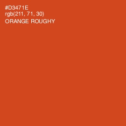 #D3471E - Orange Roughy Color Image