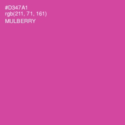#D347A1 - Mulberry Color Image