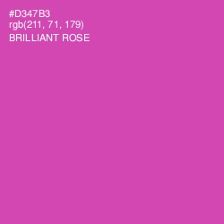 #D347B3 - Brilliant Rose Color Image