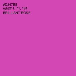 #D347B5 - Brilliant Rose Color Image