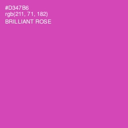 #D347B6 - Brilliant Rose Color Image