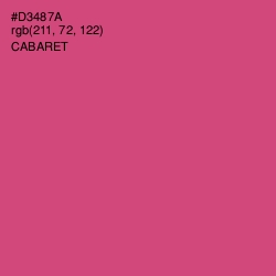 #D3487A - Cabaret Color Image