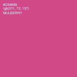 #D34889 - Mulberry Color Image