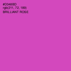 #D348BD - Brilliant Rose Color Image