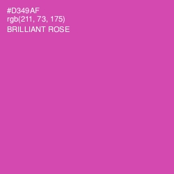 #D349AF - Brilliant Rose Color Image