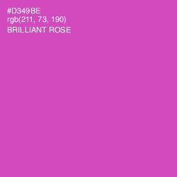 #D349BE - Brilliant Rose Color Image